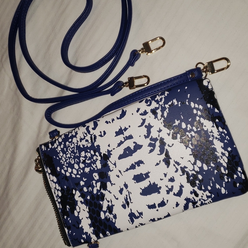 On the go otg 247 bag #1 snake blue white